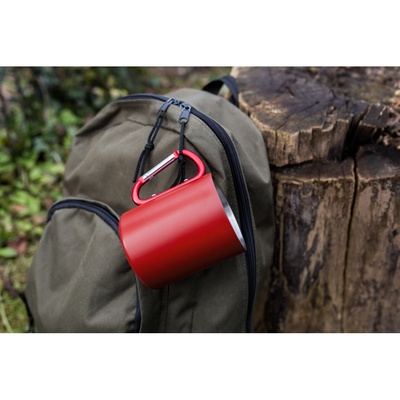 Cană din oțel inoxidabil reciclat 280 ml cu clemă tip carabină | Pari 6 Cană din oțel inoxidabil reciclat 280 ml cu clemă tip carabină | Pari - imagine 6