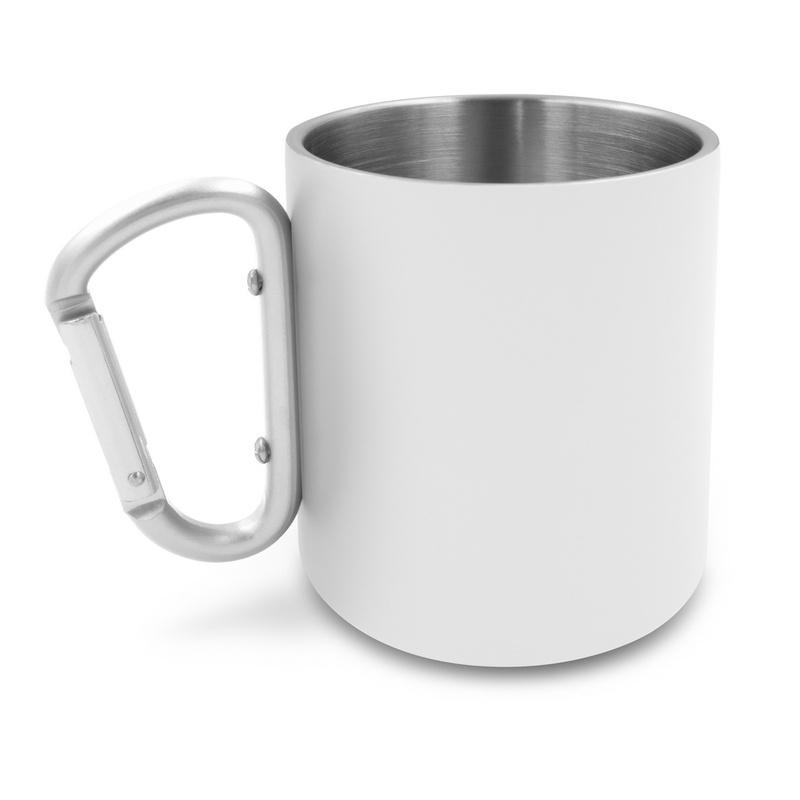 Cană din oțel inoxidabil reciclat 280 ml cu clemă tip carabină | Pari 7 Cană din oțel inoxidabil reciclat 280 ml cu clemă tip carabină | Pari - imagine 7