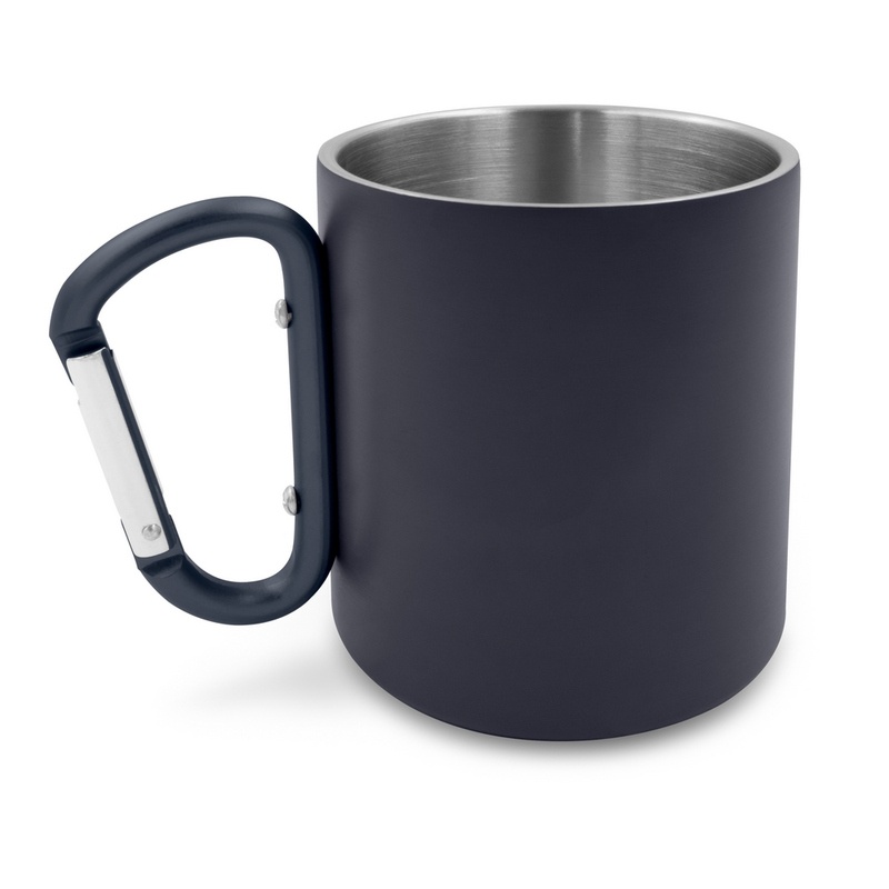 Cană din oțel inoxidabil reciclat 280 ml cu clemă tip carabină | Pari 10 Cană din oțel inoxidabil reciclat 280 ml cu clemă tip carabină | Pari - imagine 10