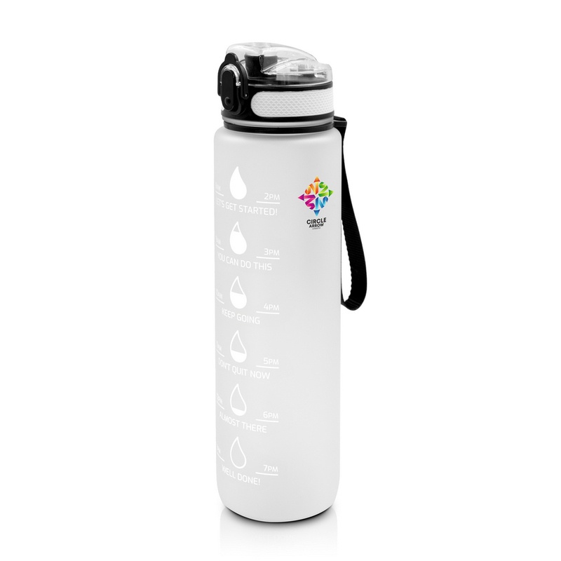 Sticlă motivațională 1000 ml | Bennie 2 Sticlă motivațională 1000 ml | Bennie - imagine 2