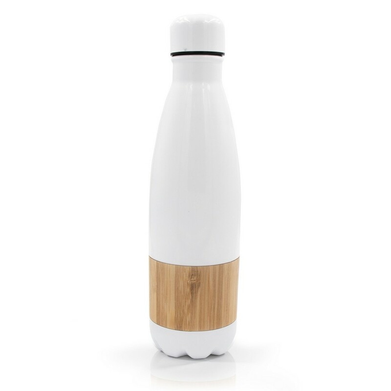 Sticlă termos 500 ml cu detaliu din bambus | Blake 2 Sticlă termos 500 ml cu detaliu din bambus | Blake - imagine 2