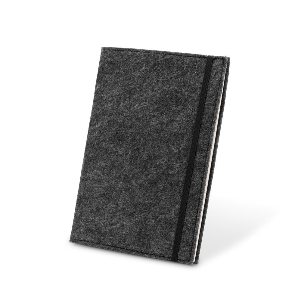 HI BALDWIN. Blocnotes A5 cu copertă din pâslă reciclată (100% rPET) și pagini liniate din hârtie 100% reciclată 2 HI BALDWIN. Blocnotes A5 cu copertă din pâslă reciclată (100% rPET) și pagini liniate din hârtie 100% reciclată - imagine 2