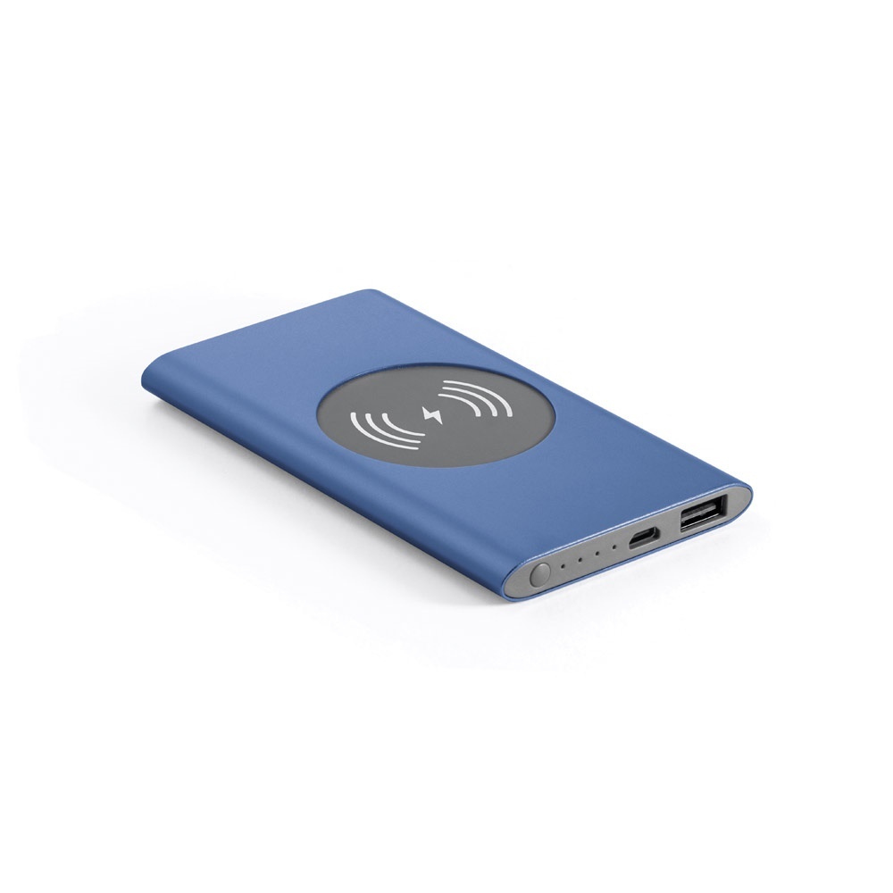HI CASSINI. Power bank 4'000 mAh cu încărcător wireless de 5W din aluminiu reciclat (100% rAL) 3 HI CASSINI. Power bank 4'000 mAh cu încărcător wireless de 5W din aluminiu reciclat (100% rAL) - imagine 3