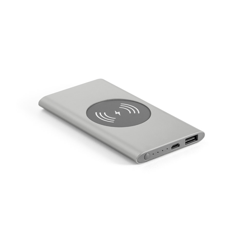HI CASSINI. Power bank 4'000 mAh cu încărcător wireless de 5W din aluminiu reciclat (100% rAL) 5 HI CASSINI. Power bank 4'000 mAh cu încărcător wireless de 5W din aluminiu reciclat (100% rAL) - imagine 5