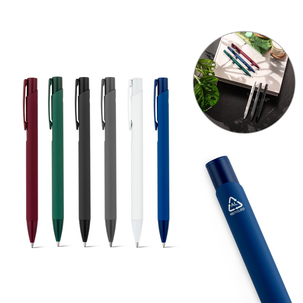 CLINT. Pix din aluminiu reciclat (100% rAL) cu finisaj din cauciuc 2 CLINT. Pix din aluminiu reciclat (100% rAL) cu finisaj din cauciuc - imagine 2