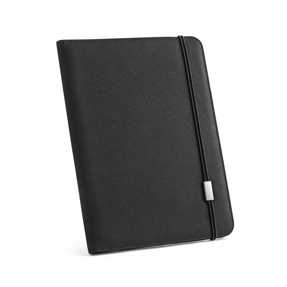HI EMERGE FOLDER II. Mapa 300D poliester reciclat (100% rPET) A4 cu închidere elastică 2 HI EMERGE FOLDER II. Mapa 300D poliester reciclat (100% rPET) A4 cu închidere elastică - imagine 2