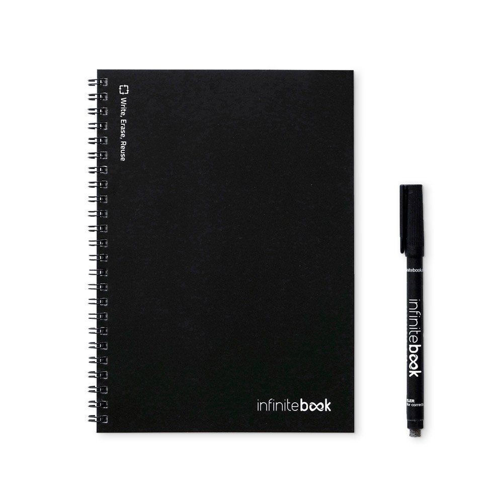 HI INFINITEBOOK LINED A5. "Infinitebook" cu copertă flexibilă și 15 pagini simple de tip tablă albă 2 HI INFINITEBOOK LINED A5. "Infinitebook" cu copertă flexibilă și 15 pagini simple de tip tablă albă - imagine 2