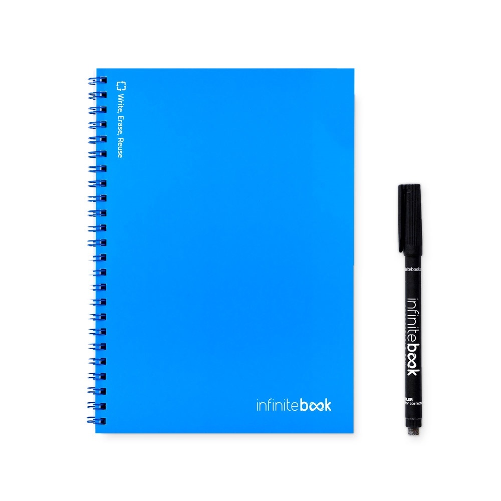 HI INFINITEBOOK PLAIN A5. "Infinitebook" cu copertă flexibilă și 15 pagini simple de tip tablă albă 4 HI INFINITEBOOK PLAIN A5. "Infinitebook" cu copertă flexibilă și 15 pagini simple de tip tablă albă - imagine 4