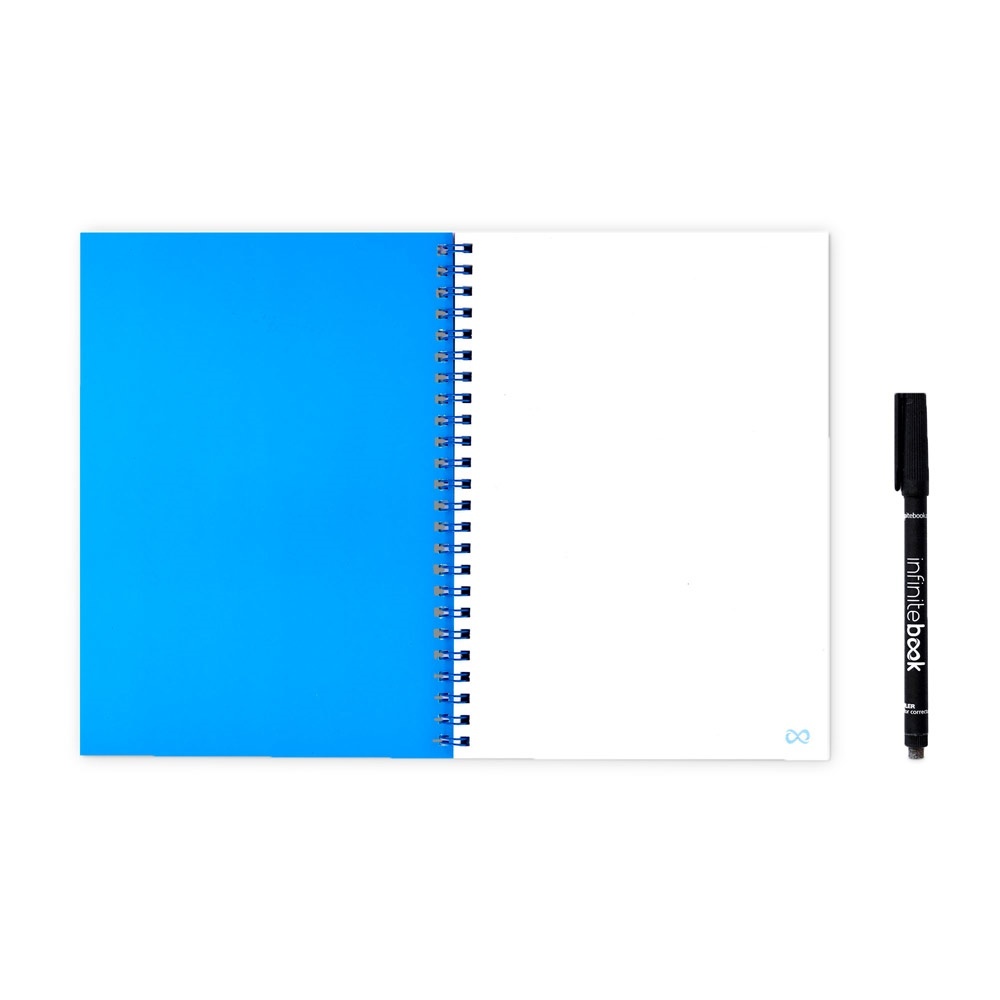 HI INFINITEBOOK PLAIN A5. "Infinitebook" cu copertă flexibilă și 15 pagini simple de tip tablă albă 9 HI INFINITEBOOK PLAIN A5. "Infinitebook" cu copertă flexibilă și 15 pagini simple de tip tablă albă - imagine 9