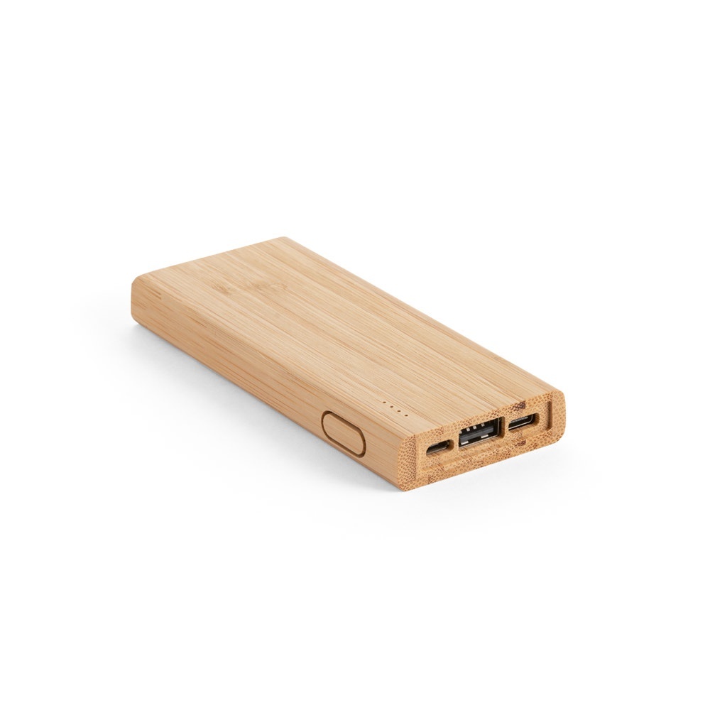HI KOHN. Power bank 5'000 mAh din bambus 2 HI KOHN. Power bank 5'000 mAh din bambus - imagine 2