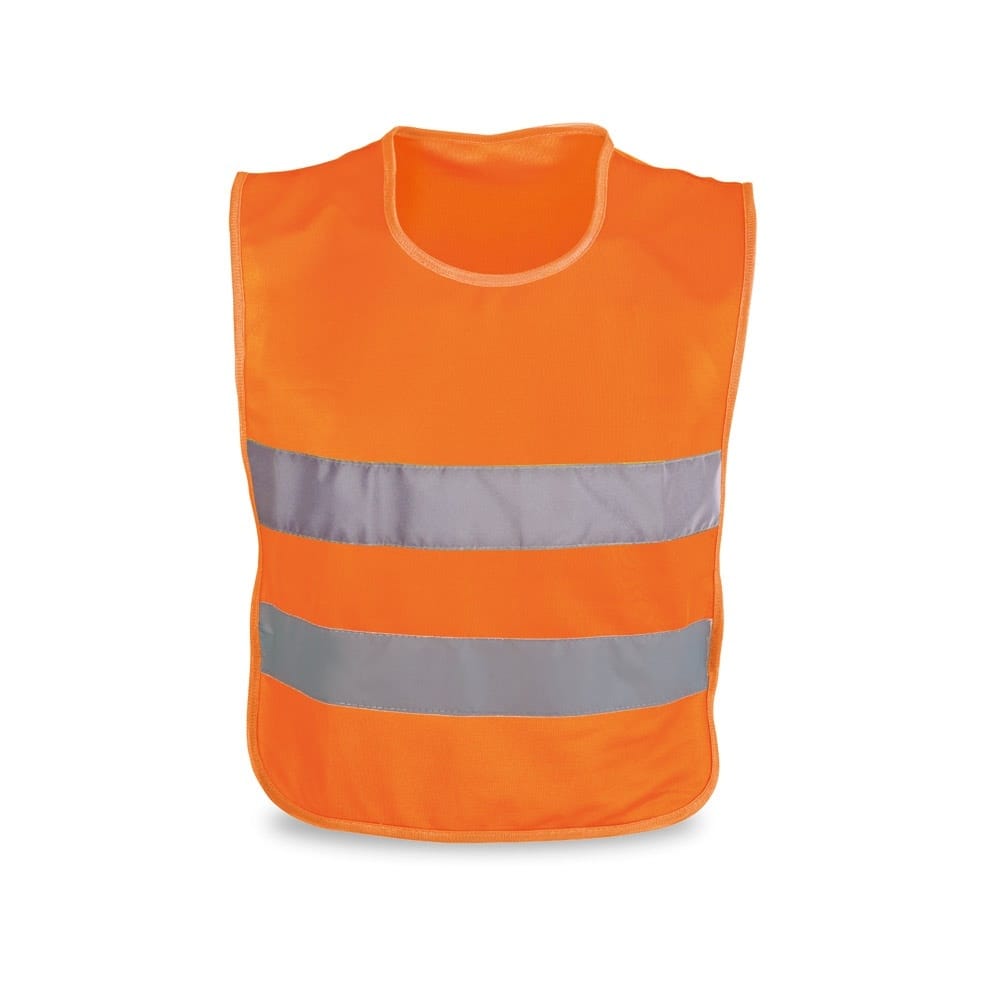 HI MIKE. Vestă reflectorizantă pentru copii din poliester (100%) 3 HI MIKE. Vestă reflectorizantă pentru copii din poliester (100%) - imagine 3