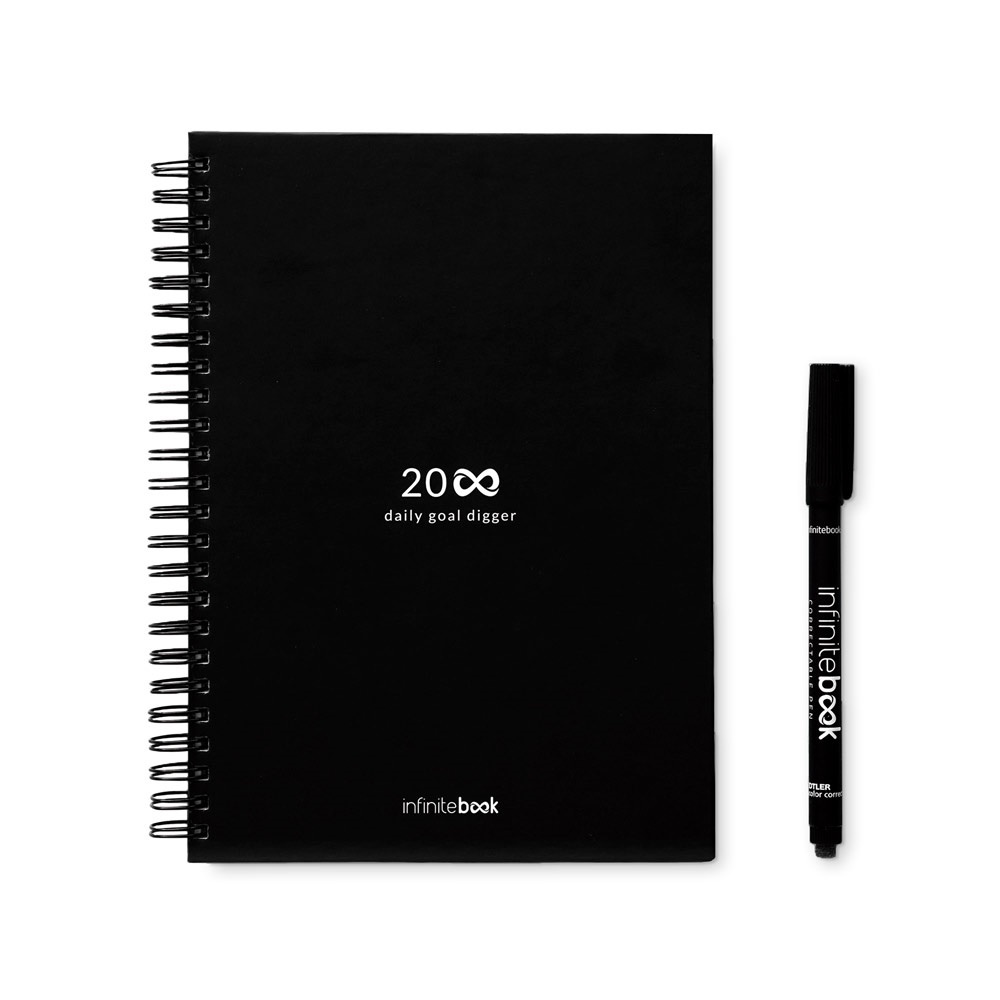 HI STARTER KIT INFINITE PLANNER A5. Setul include un "Jurnal infinit", kit de curățare, marker și suport pentru marker 2 HI STARTER KIT INFINITE PLANNER A5. Setul include un "Jurnal infinit", kit de curățare, marker și suport pentru marker - imagine 2