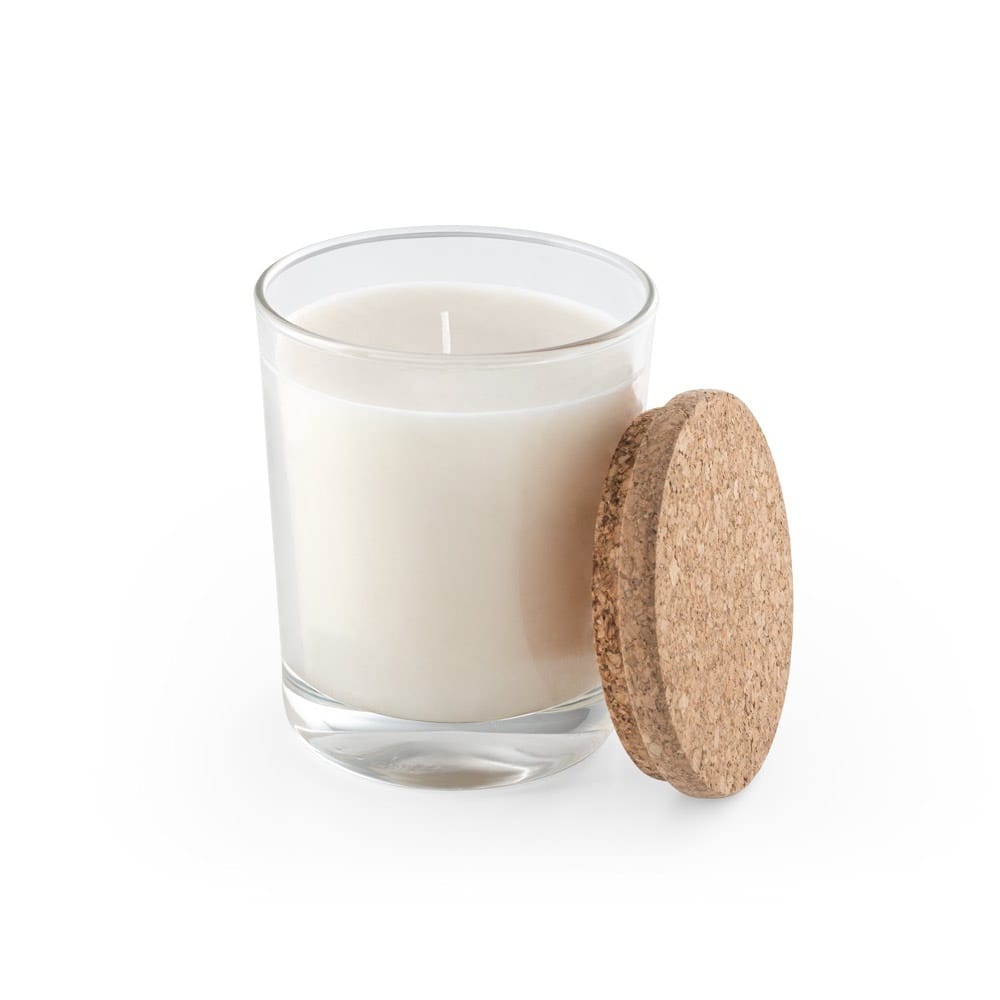 HI ZEN 180. Lumânare aromatică într-un pahar de sticlă cu capac de plută 180 g 3 HI ZEN 180. Lumânare aromatică într-un pahar de sticlă cu capac de plută 180 g - imagine 3