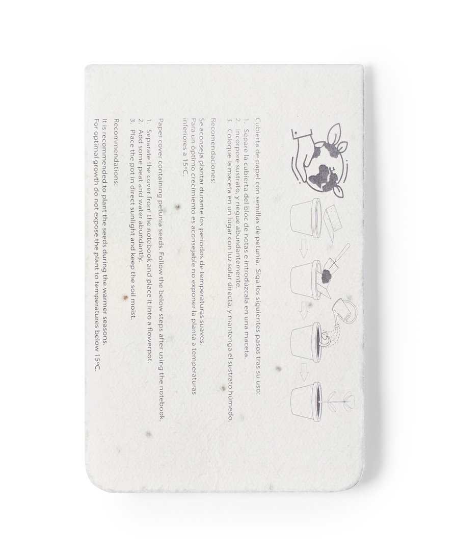 MAK Amenti - Notebook/Notes autoadeziv cu semințe 3 MAK Amenti - Notebook/Notes autoadeziv cu semințe - imagine 3