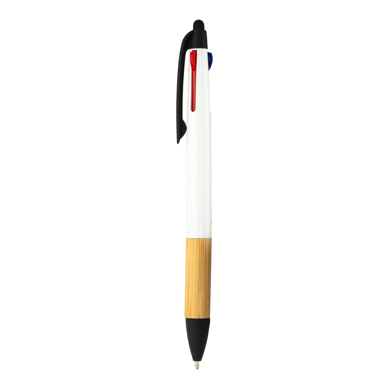 Pix cu clic din plastic cu 3 rezerve, cu ecran tactil din cauciuc, mâner din bambus 10 Pix cu clic din plastic cu 3 rezerve, cu ecran tactil din cauciuc, mâner din bambus - imagine 10