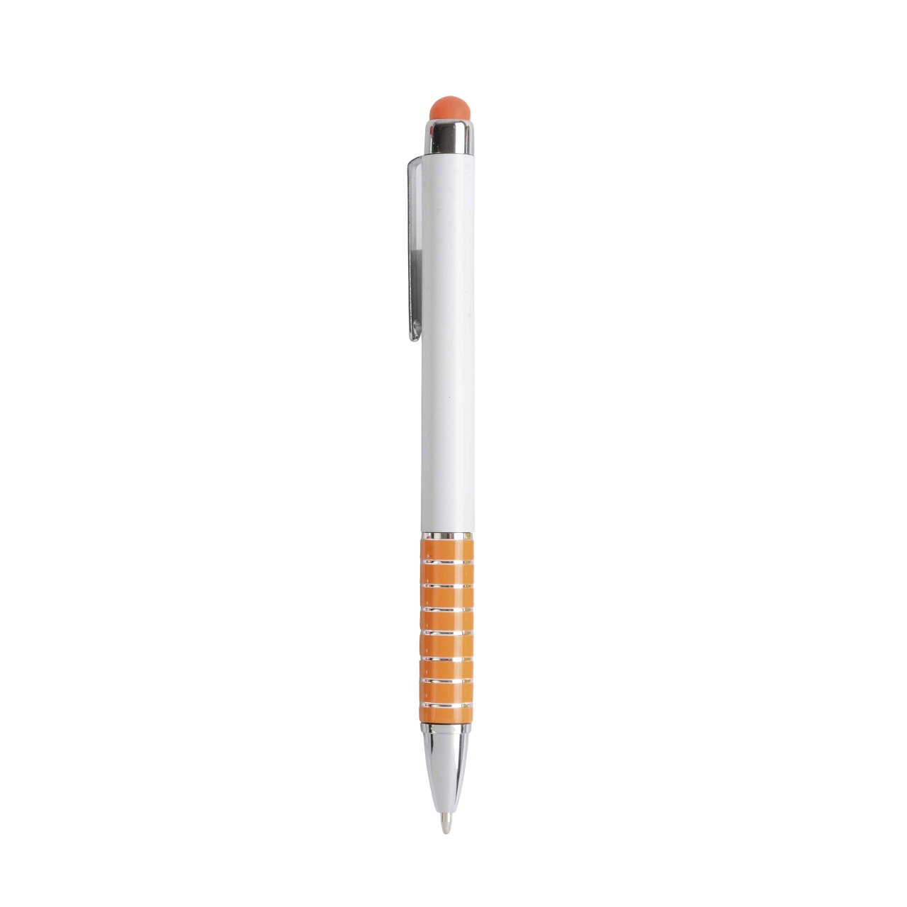 Stilou rotativ cu corp din plastic alb și mâner din aluminiu colorat, în tON cu ecranul tactil 12 Stilou rotativ cu corp din plastic alb și mâner din aluminiu colorat, în tON cu ecranul tactil - imagine 12