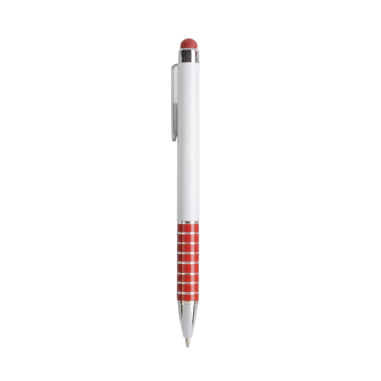 Stilou rotativ cu corp din plastic alb și mâner din aluminiu colorat, în tON cu ecranul tactil 16 Stilou rotativ cu corp din plastic alb și mâner din aluminiu colorat, în tON cu ecranul tactil - imagine 16