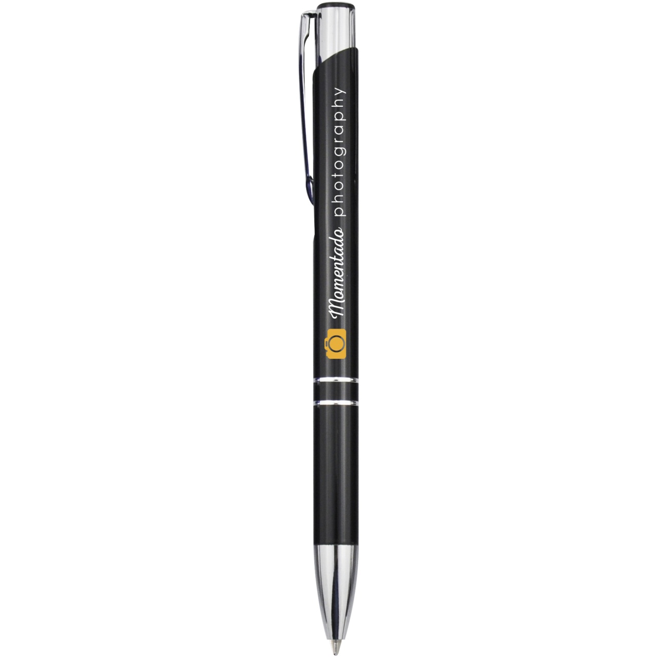 Pix Moneta cu clic din aluminiu (cerneală neagră) 7 Pix Moneta cu clic din aluminiu (cerneală neagră) - imagine 7