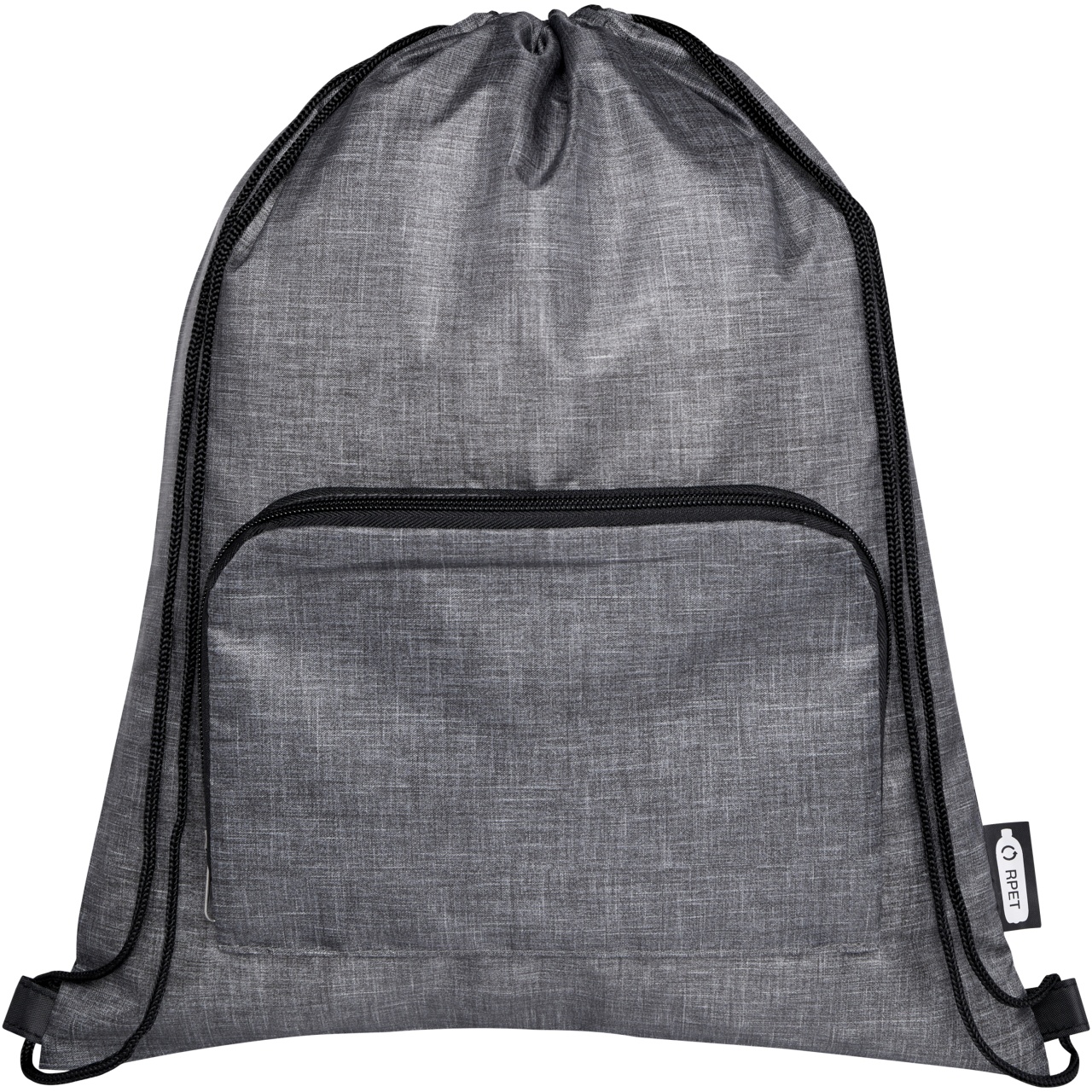 Sac pliabil cu șnur reciclat din frasin, 7L 2 Sac pliabil cu șnur reciclat din frasin, 7L - imagine 2