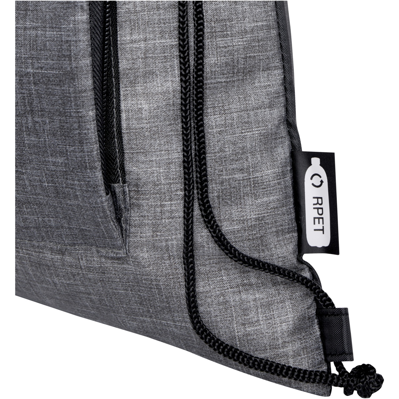 Sac pliabil cu șnur reciclat din frasin, 7L 3 Sac pliabil cu șnur reciclat din frasin, 7L - imagine 3