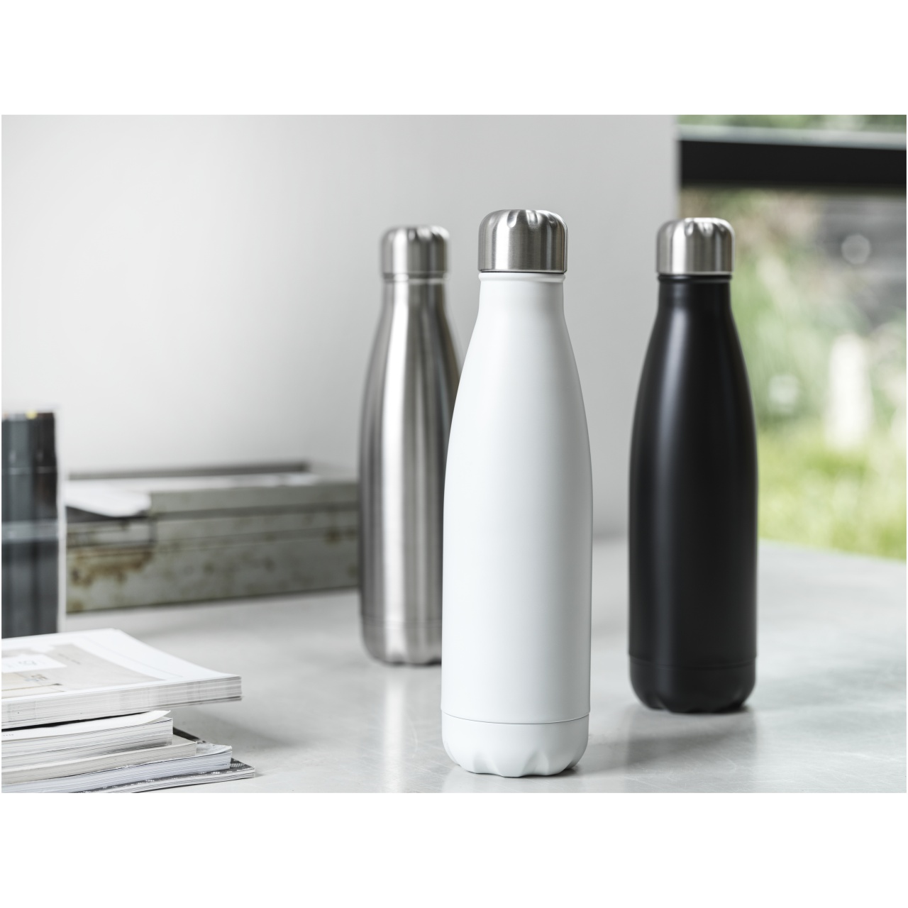 Sticlă izolată în vid Cove 500 ml din oțel inoxidabil reciclat, certificată RCS 11 Sticlă izolată în vid Cove 500 ml din oțel inoxidabil reciclat, certificată RCS - imagine 11
