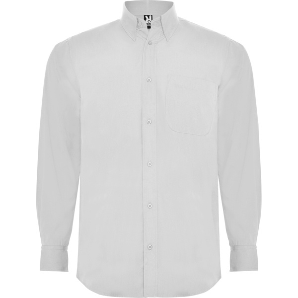 CĂMAȘĂ CU MÂNECĂ LUNGĂ AIFOS - 65% poliester / 35% bumbac, poplin, 130 g/m². 2 CĂMAȘĂ CU MÂNECĂ LUNGĂ AIFOS - 65% poliester / 35% bumbac, poplin, 130 g/m². - imagine 2