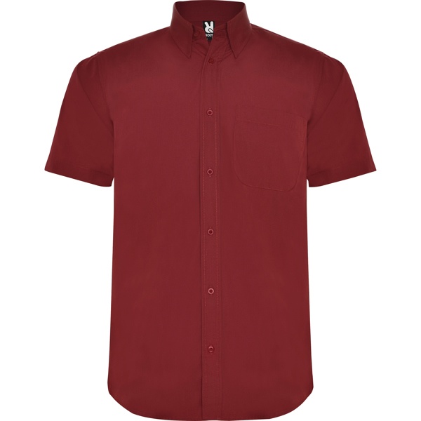 CĂMAȘĂ CU MÂNECĂ SCURTĂ AIFOS - 65% poliester / 35% bumbac, poplin, 130 g/m². 4 CĂMAȘĂ CU MÂNECĂ SCURTĂ AIFOS - 65% poliester / 35% bumbac, poplin, 130 g/m². - imagine 4