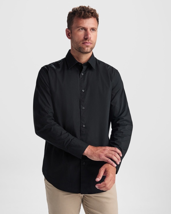 CĂMAȘĂ MOSCU - 97% bumbac, poplin / 3% spandex, 140 g/m². 3 CĂMAȘĂ MOSCU - 97% bumbac, poplin / 3% spandex, 140 g/m². - imagine 3