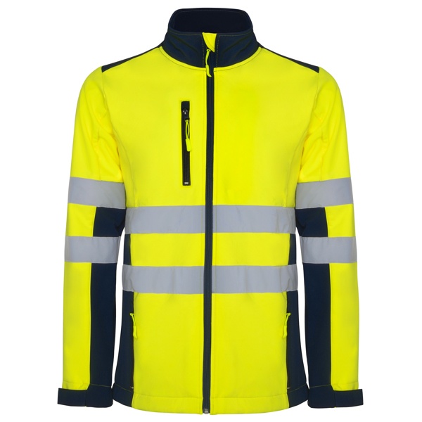 JACHETĂ SOFTSHELL CU VIZIBILITATE RIDICATĂ ANTARES - Două straturi. Exterior: 92% poliester /8% elastan. Interior: 100% poliester micropolar, 320 g/m² 3 JACHETĂ SOFTSHELL CU VIZIBILITATE RIDICATĂ ANTARES - Două straturi. Exterior: 92% poliester /8% elastan. Interior: 100% poliester micropolar, 320 g/m² - imagine 3