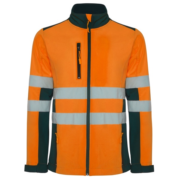 JACHETĂ SOFTSHELL CU VIZIBILITATE RIDICATĂ ANTARES - Două straturi. Exterior: 92% poliester /8% elastan. Interior: 100% poliester micropolar, 320 g/m² 4 JACHETĂ SOFTSHELL CU VIZIBILITATE RIDICATĂ ANTARES - Două straturi. Exterior: 92% poliester /8% elastan. Interior: 100% poliester micropolar, 320 g/m² - imagine 4