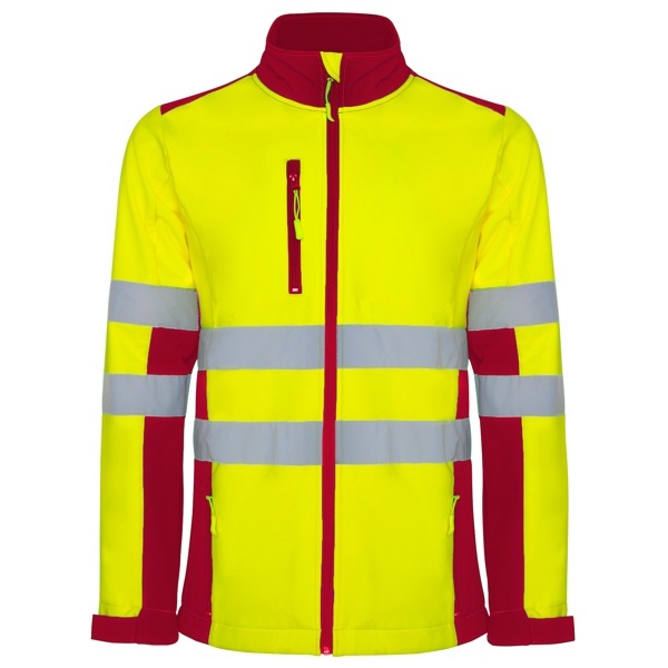 JACHETĂ SOFTSHELL CU VIZIBILITATE RIDICATĂ ANTARES - Două straturi. Exterior: 92% poliester /8% elastan. Interior: 100% poliester micropolar, 320 g/m² 5 JACHETĂ SOFTSHELL CU VIZIBILITATE RIDICATĂ ANTARES - Două straturi. Exterior: 92% poliester /8% elastan. Interior: 100% poliester micropolar, 320 g/m² - imagine 5