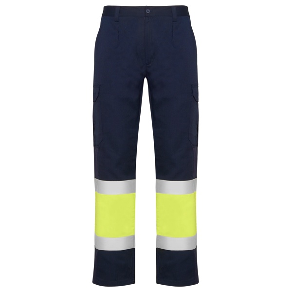 PANTALONI DE VARĂ CU VIZIBILITATE RIDICATĂ NAOS - 80% poliester / 20% bumbac, serj de 200 g/m². 3 PANTALONI DE VARĂ CU VIZIBILITATE RIDICATĂ NAOS - 80% poliester / 20% bumbac, serj de 200 g/m². - imagine 3