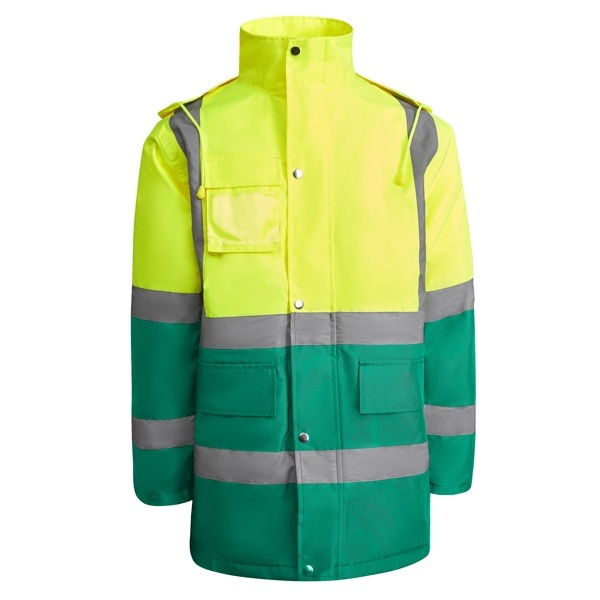 PARKA CU VIZIBILITATE RIDICATĂ MERAK - Material: 100% poliester 300d laminatcăptușeală: 100% poliesterumplutură: 100% poliester395g/m² 3 PARKA CU VIZIBILITATE RIDICATĂ MERAK - Material: 100% poliester 300d laminatcăptușeală: 100% poliesterumplutură: 100% poliester395g/m² - imagine 3