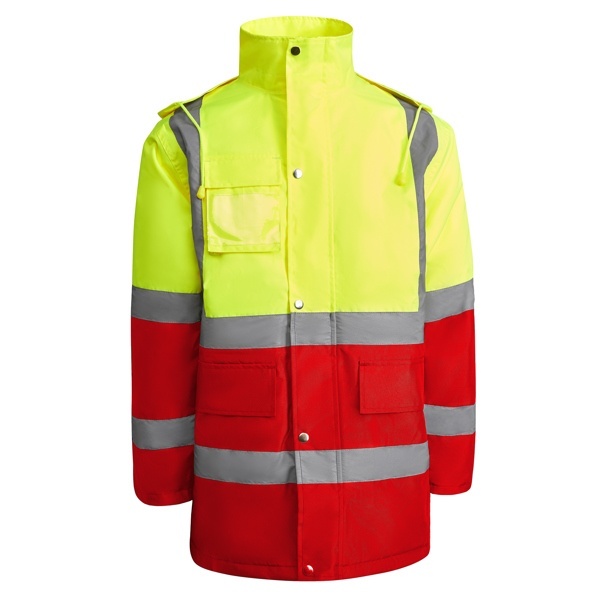 PARKA CU VIZIBILITATE RIDICATĂ MERAK - Material: 100% poliester 300d laminatcăptușeală: 100% poliesterumplutură: 100% poliester395g/m² 6 PARKA CU VIZIBILITATE RIDICATĂ MERAK - Material: 100% poliester 300d laminatcăptușeală: 100% poliesterumplutură: 100% poliester395g/m² - imagine 6