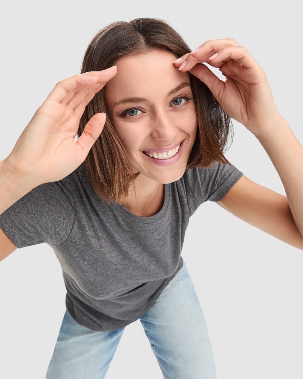 TRICOU FOX WOMAN - 65% poliester / 35% bumbac, punct neted, 150 g/m². 8 TRICOU FOX WOMAN - 65% poliester / 35% bumbac, punct neted, 150 g/m². - imagine 8
