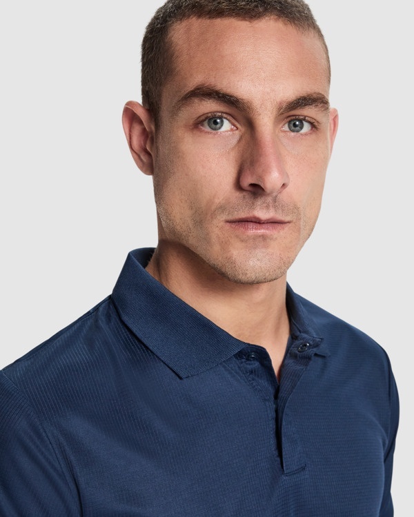 TRICOU POLO TORMO - 100% poliester reciclat, țesătură waffle interlock 125 g/m² 11 TRICOU POLO TORMO - 100% poliester reciclat, țesătură waffle interlock 125 g/m² - imagine 11