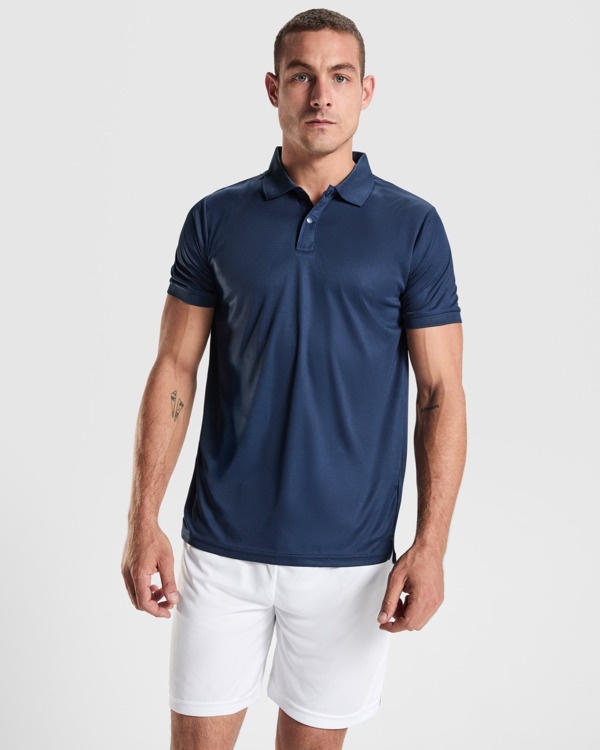 TRICOU POLO TORMO - 100% poliester reciclat, țesătură waffle interlock 125 g/m² 12 TRICOU POLO TORMO - 100% poliester reciclat, țesătură waffle interlock 125 g/m² - imagine 12