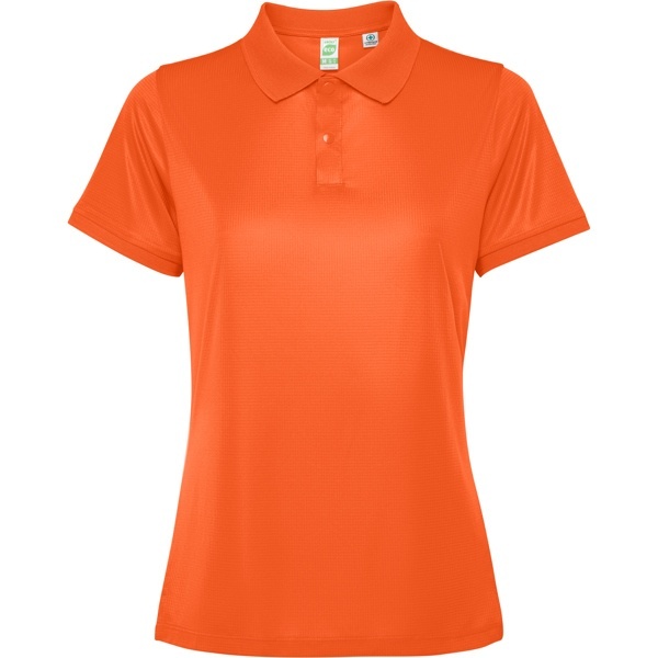 TRICOU POLO TORMO WOMAN - 100% poliester reciclat, țesătură waffle interlock 125 g/m² 5 TRICOU POLO TORMO WOMAN - 100% poliester reciclat, țesătură waffle interlock 125 g/m² - imagine 5