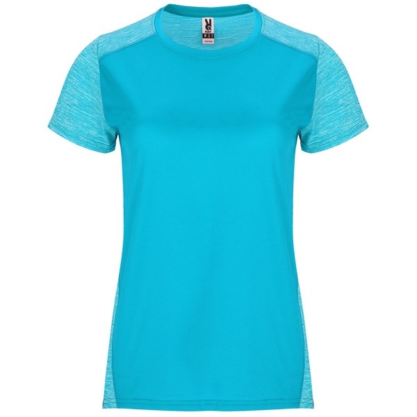 TRICOU ZOLDER WOMAN - Material frontal: 100% poliester aspect bird´s eye. Material spate: 100% poliester space dye, 135 g/m². 4 TRICOU ZOLDER WOMAN - Material frontal: 100% poliester aspect bird´s eye. Material spate: 100% poliester space dye, 135 g/m². - imagine 4