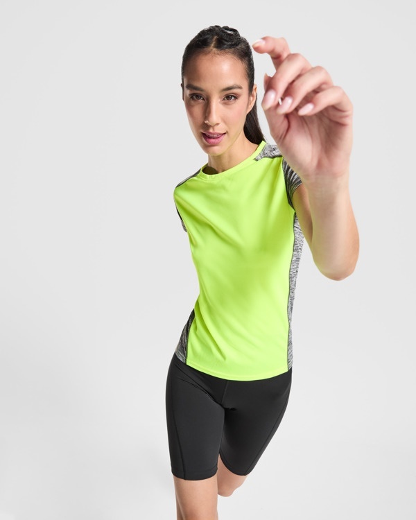 TRICOU ZOLDER WOMAN - Material frontal: 100% poliester aspect bird´s eye. Material spate: 100% poliester space dye, 135 g/m². 7 TRICOU ZOLDER WOMAN - Material frontal: 100% poliester aspect bird´s eye. Material spate: 100% poliester space dye, 135 g/m². - imagine 7