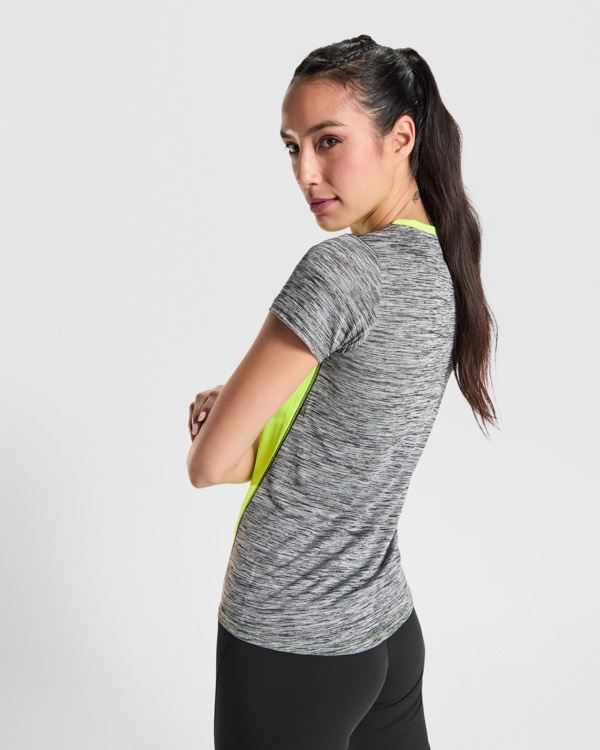 TRICOU ZOLDER WOMAN - Material frontal: 100% poliester aspect bird´s eye. Material spate: 100% poliester space dye, 135 g/m². 8 TRICOU ZOLDER WOMAN - Material frontal: 100% poliester aspect bird´s eye. Material spate: 100% poliester space dye, 135 g/m². - imagine 8