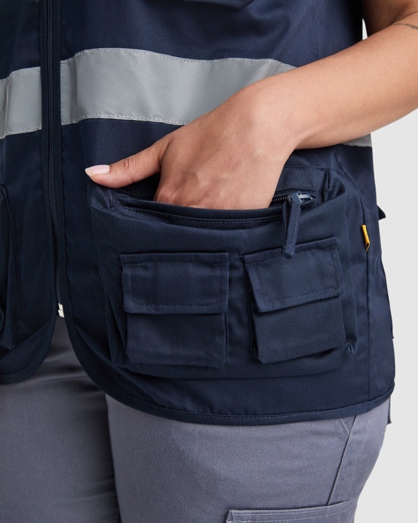 VESTĂ CU VIZIBILITATE RIDICATĂ BETA - Material principal: 65% poliester / 35% bumbac, serj de 200g/m²Material HV: 50% poliester / 50% bumbac, serj de 250 g/m² 3 VESTĂ CU VIZIBILITATE RIDICATĂ BETA - Material principal: 65% poliester / 35% bumbac, serj de 200g/m²Material HV: 50% poliester / 50% bumbac, serj de 250 g/m² - imagine 3