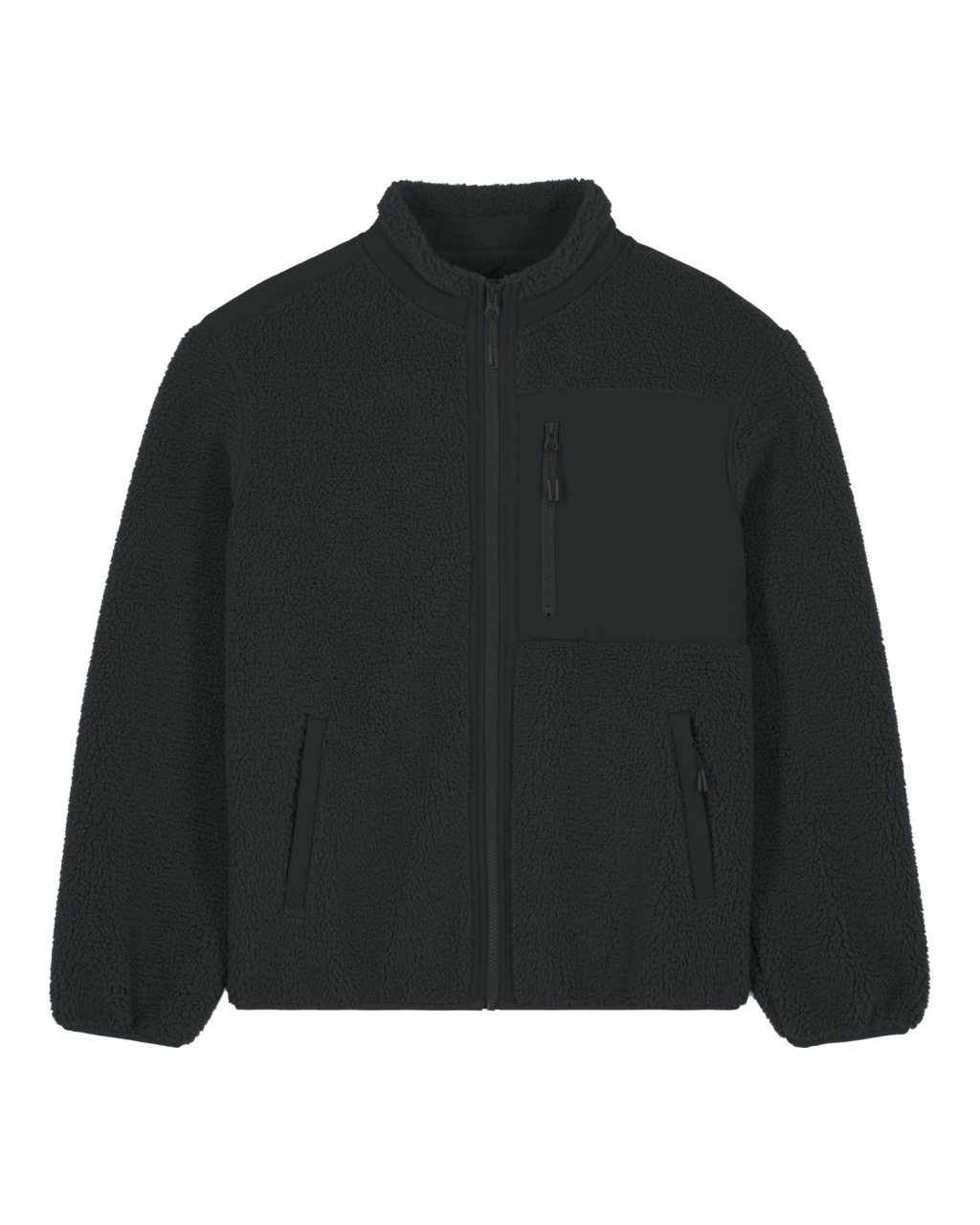 ST/ST Brooker - Jachetă unisex cu croială relaxată din sherpa 1 ST/ST Brooker - Jachetă unisex cu croială relaxată din sherpa