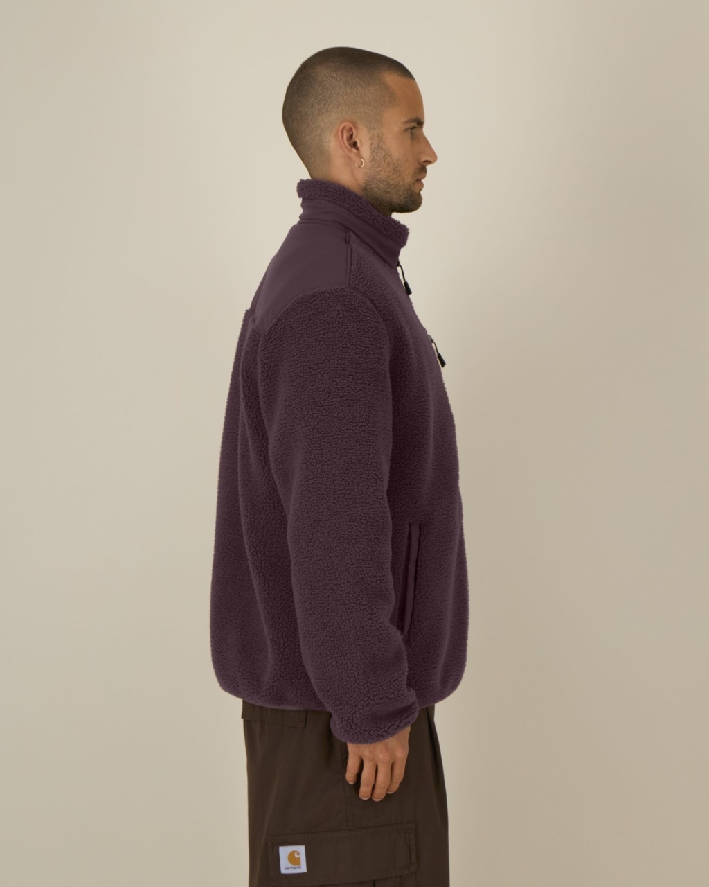 ST/ST Brooker - Jachetă unisex cu croială relaxată din sherpa 8 ST/ST Brooker - Jachetă unisex cu croială relaxată din sherpa - imagine 8