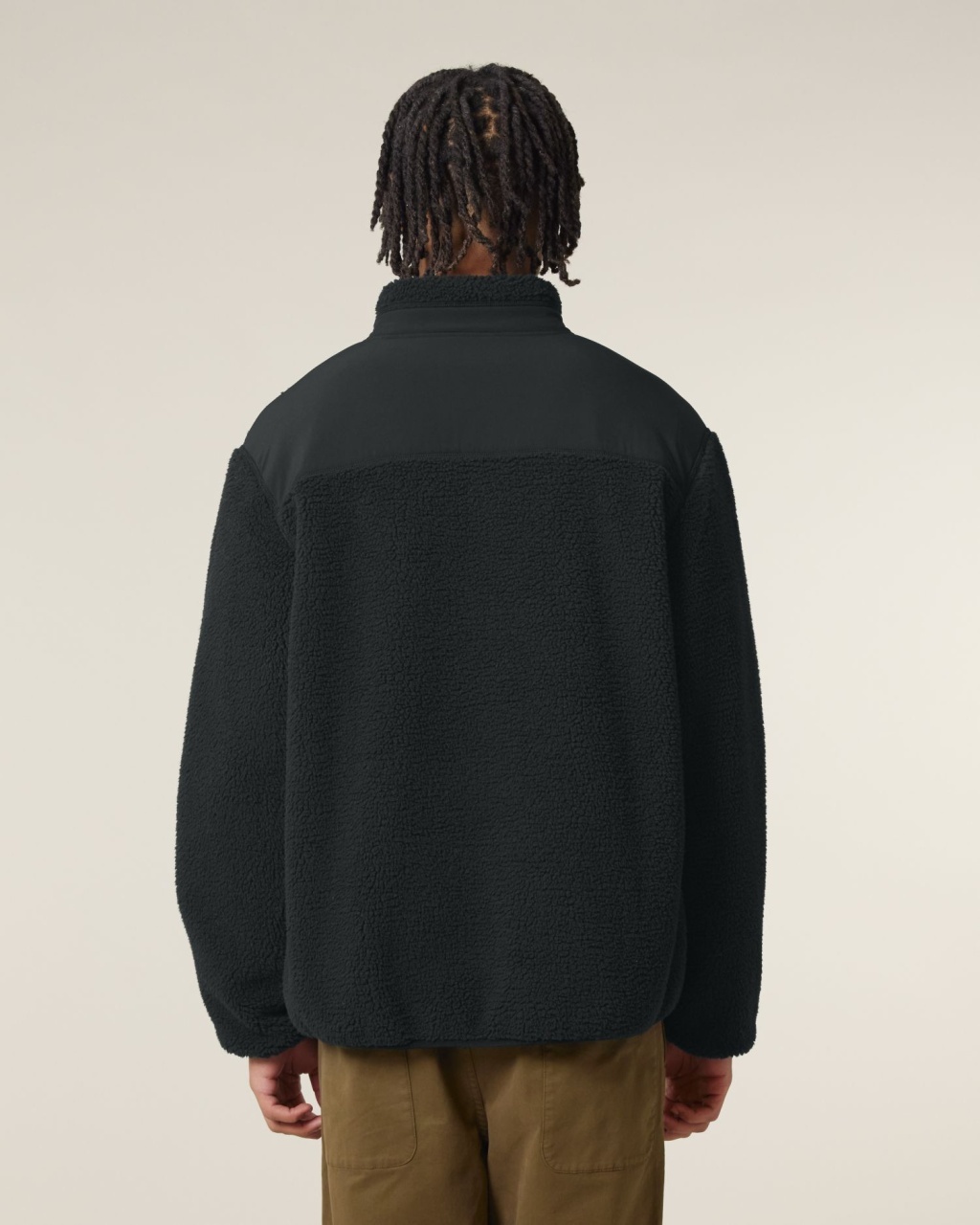 ST/ST Brooker - Jachetă unisex cu croială relaxată din sherpa 17 ST/ST Brooker - Jachetă unisex cu croială relaxată din sherpa - imagine 17