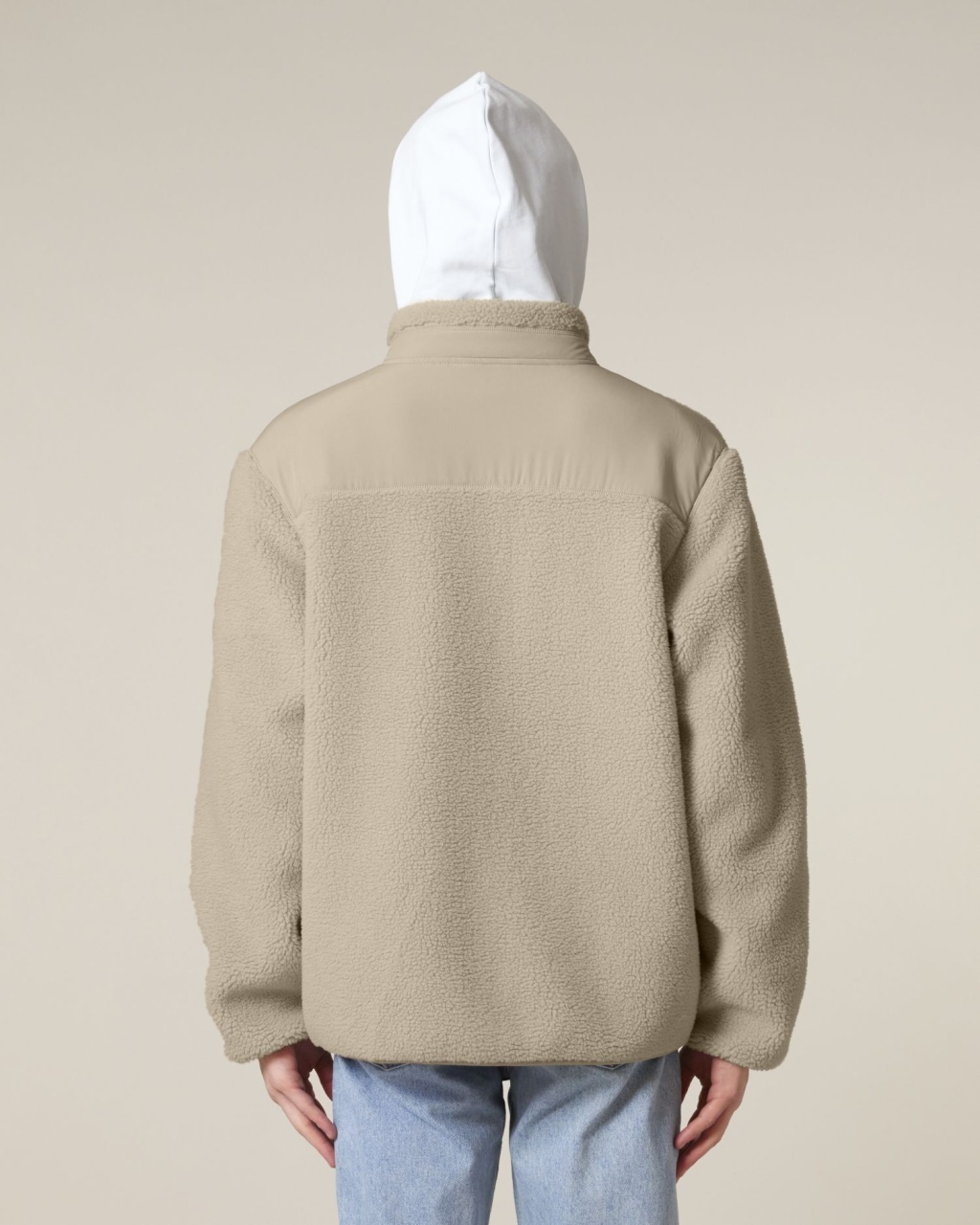 ST/ST Brooker - Jachetă unisex cu croială relaxată din sherpa 2 ST/ST Brooker - Jachetă unisex cu croială relaxată din sherpa - imagine 2