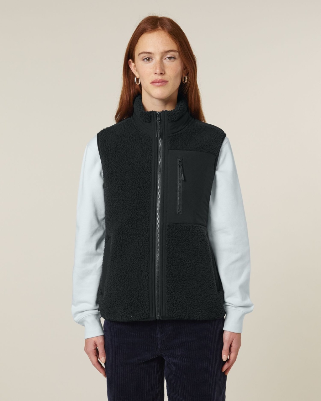 ST/ST Liner - Jacheta unisex fără mâneci din sherpa 3 ST/ST Liner - Jacheta unisex fără mâneci din sherpa - imagine 3