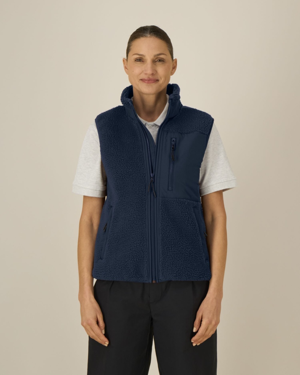 ST/ST Liner - Jacheta unisex fără mâneci din sherpa 5 ST/ST Liner - Jacheta unisex fără mâneci din sherpa - imagine 5