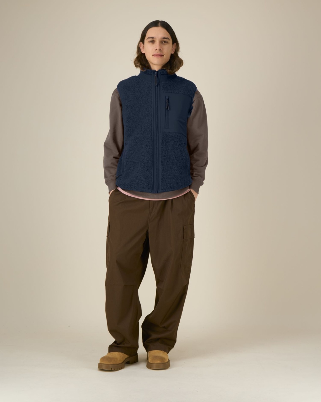 ST/ST Liner - Jacheta unisex fără mâneci din sherpa 18 ST/ST Liner - Jacheta unisex fără mâneci din sherpa - imagine 18