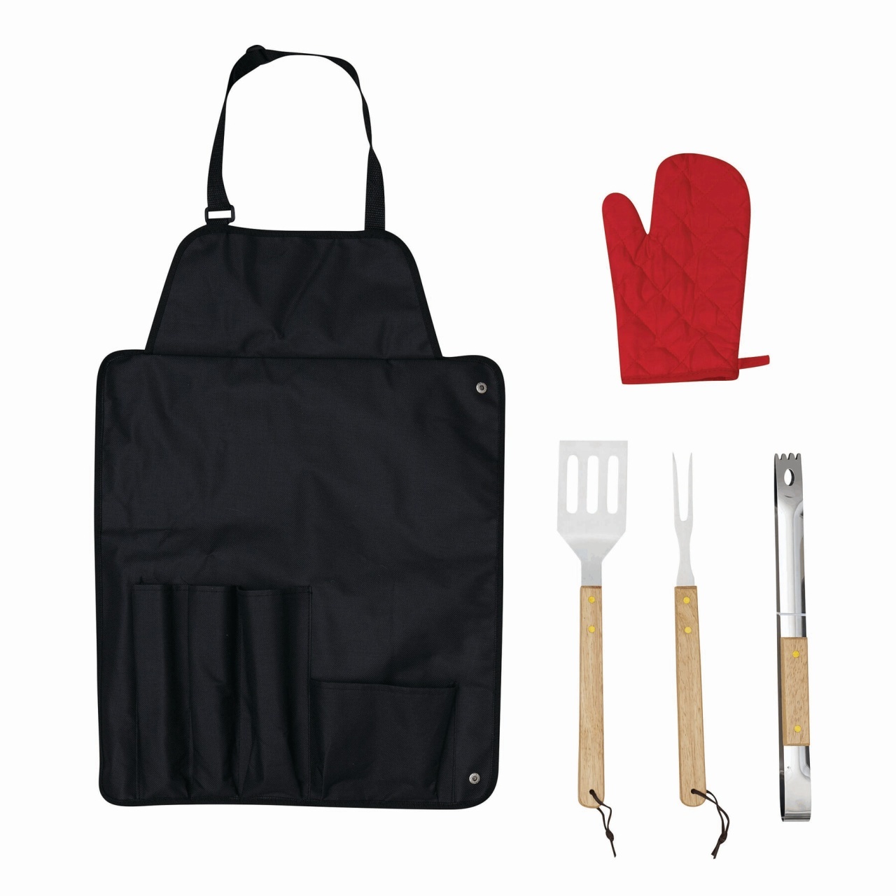 TOP GREAT BBQ - Șorț pentru grătar cu set de grătar 3 TOP GREAT BBQ - Șorț pentru grătar cu set de grătar - imagine 3